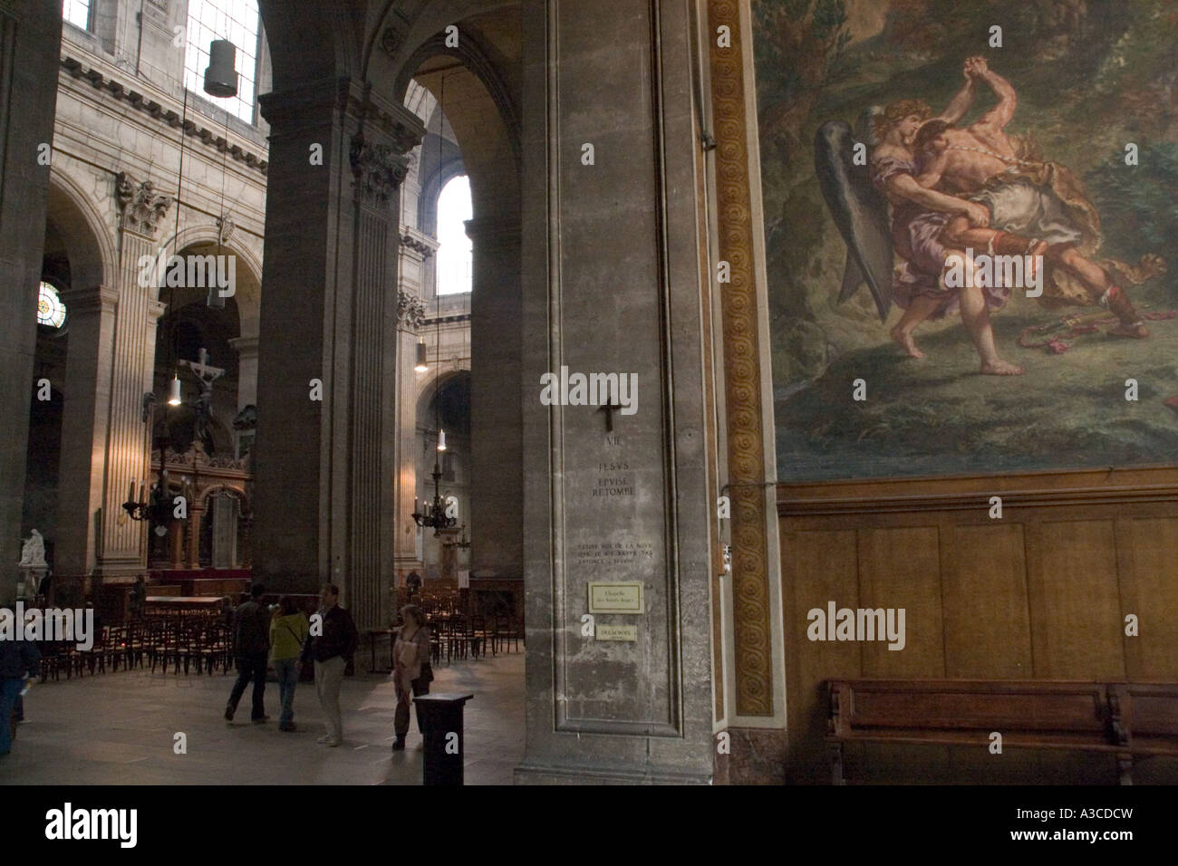 Eglise Saint-Sulpice in Paris, Frankreich Stockfoto