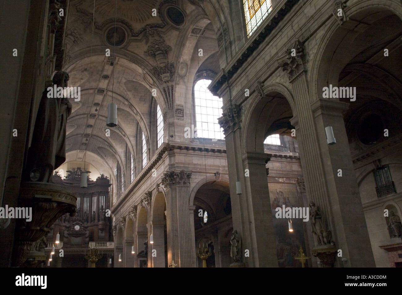 Eglise Saint-Sulpice in Paris, Frankreich Stockfoto