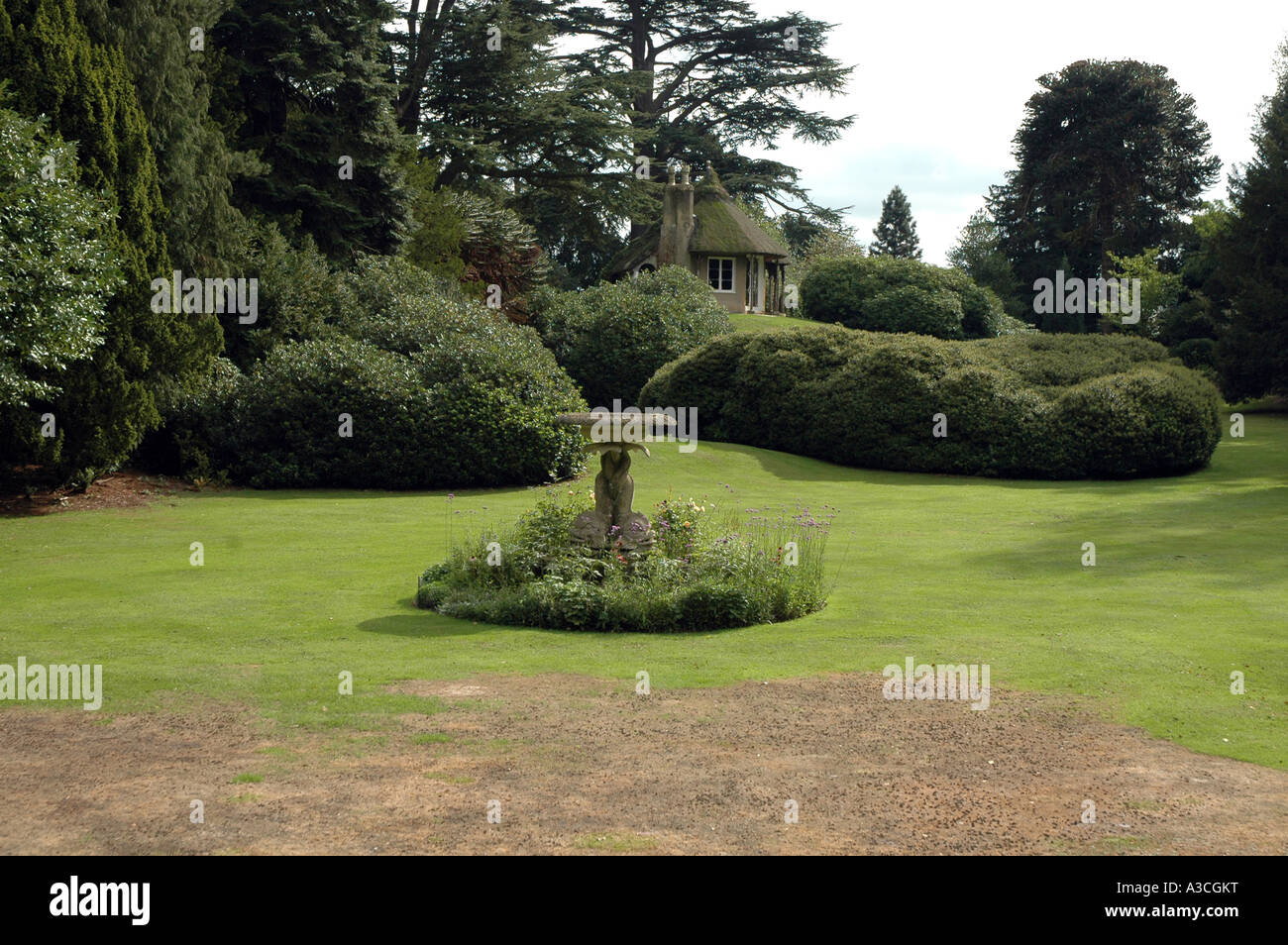 Schweizergarten in Old Warden Park in Bedfordshire in der Nähe von Biggleswade, UK Stockfoto