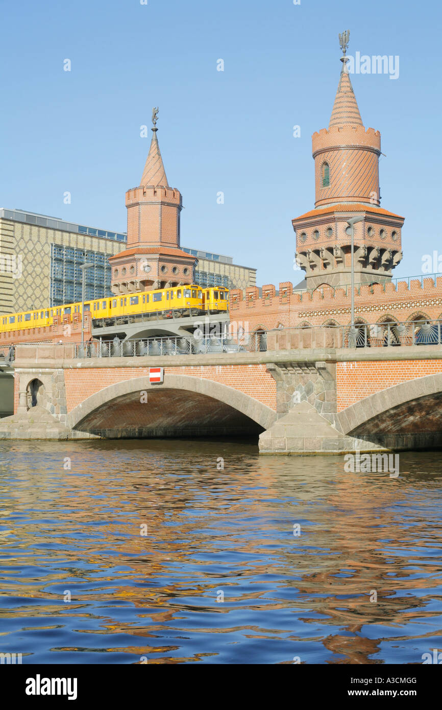 die Oberbaumbruecke in Berlin, Deutschland, Berlin Stockfoto