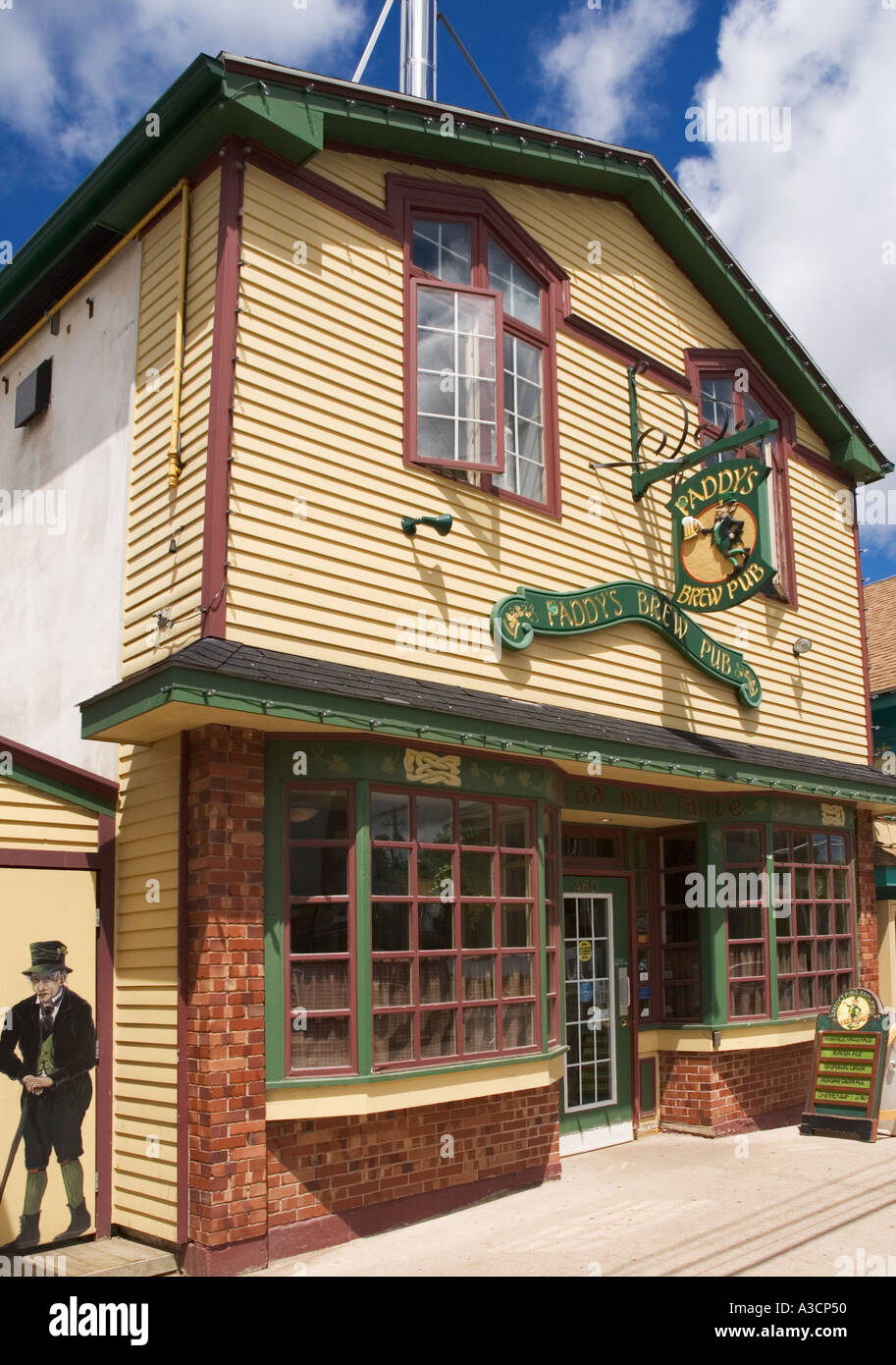 Kanada Nova Scotia Wolfville Paddy s Brew Pub Stockfoto