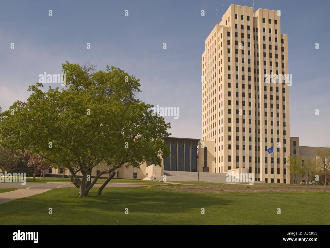 North Dakota Bismarck State Capitol Gebäude außen Stockfoto