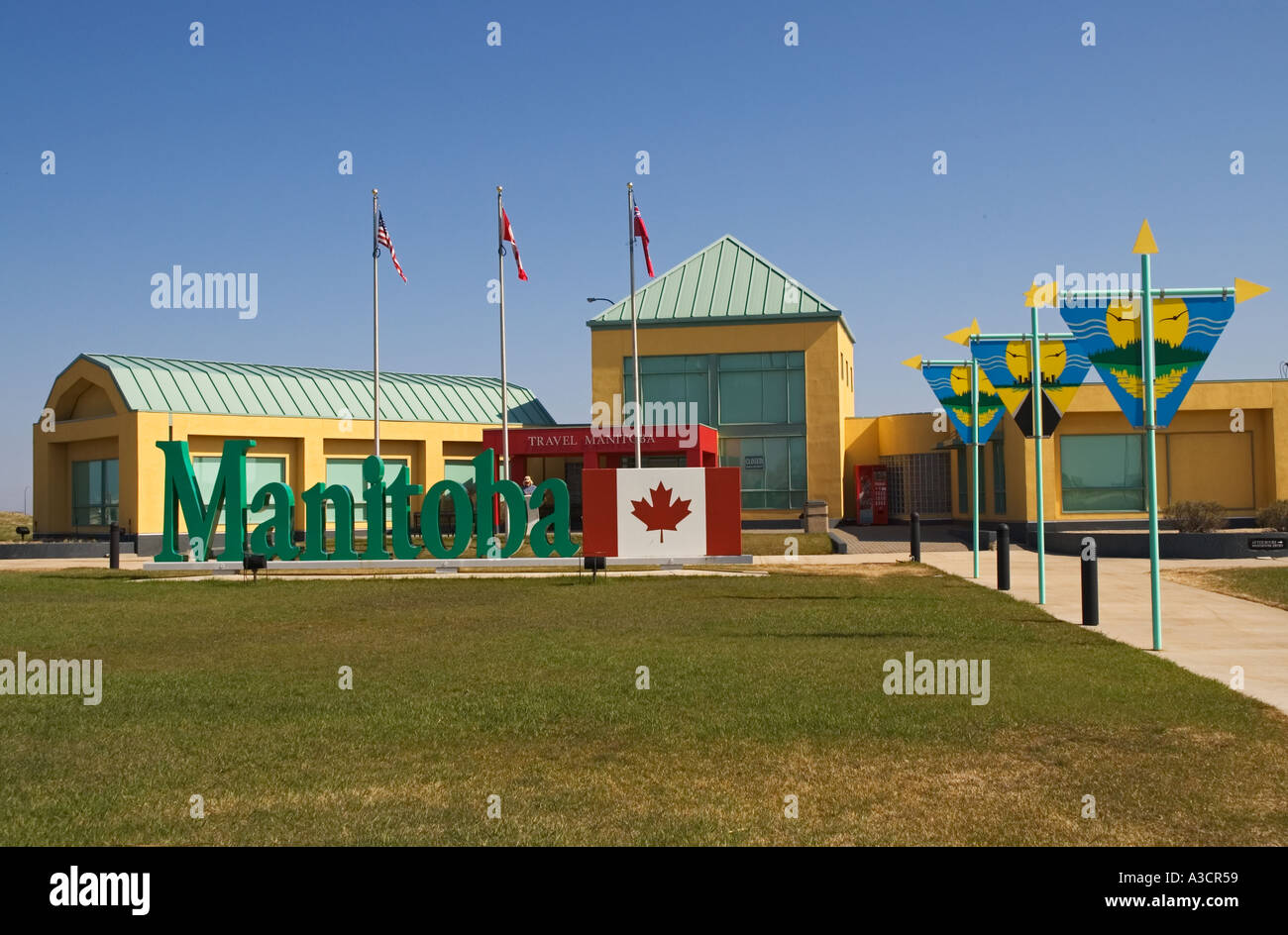 Kanada Manitoba Vistor Informationszentrum Stockfoto