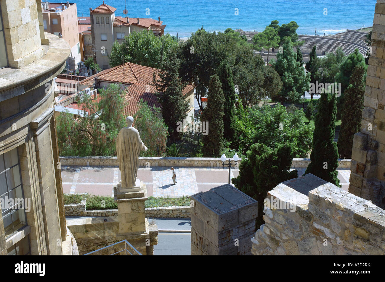 Tarragona-Blick vom Dom Santa Tecla Catalonia Katalonien Katalonien Costa Dorada España Spanien Iberia iberischen Halbinsel Europa Stockfoto