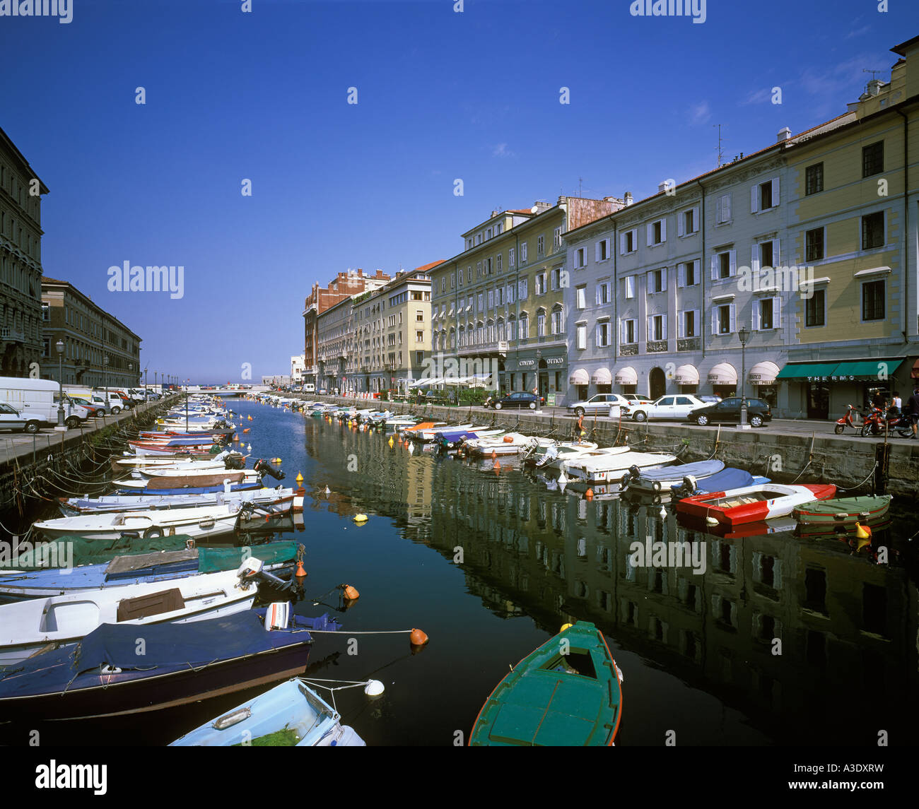 Canal Grande, Triest, Friaul-Julisch Venetien, Italien Stockfoto