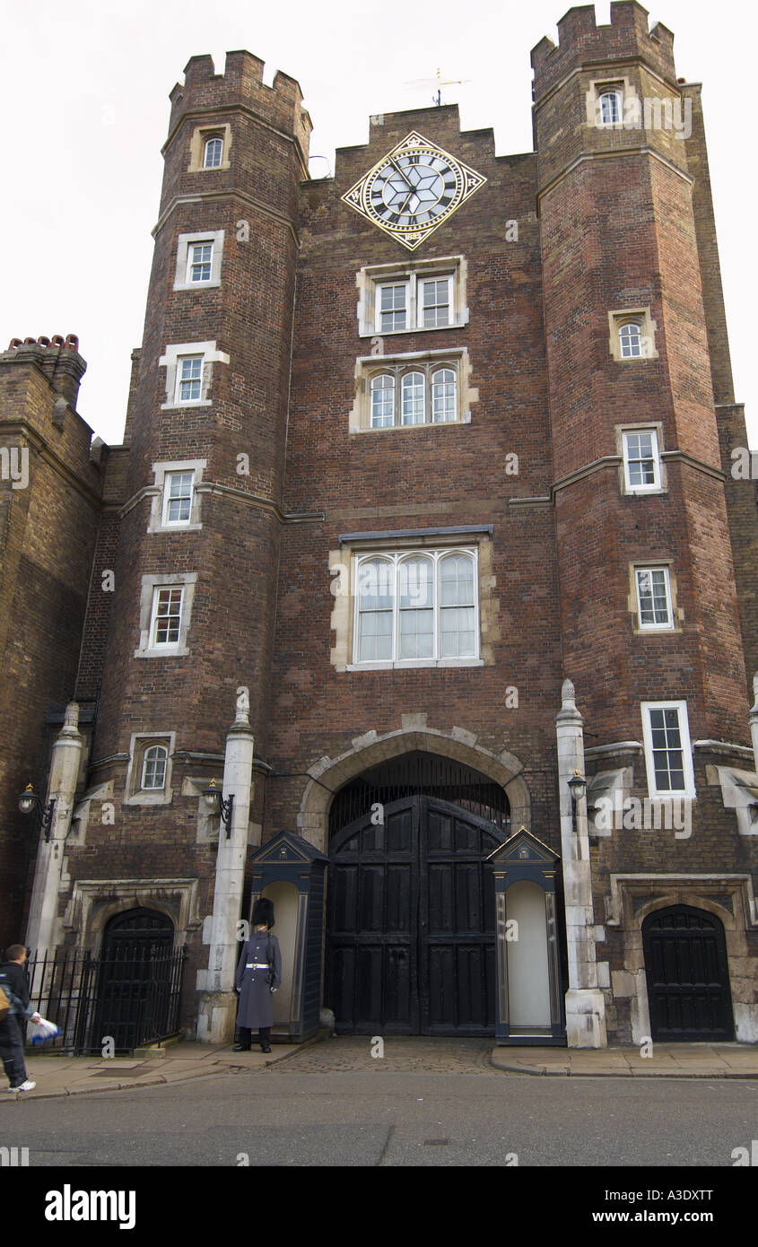 St James s Palace Haupteingang London Stockfoto