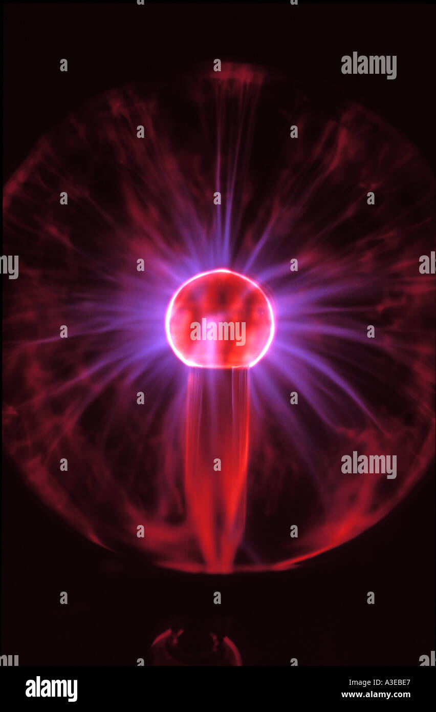 Plasma-Ball 0522 Stockfoto