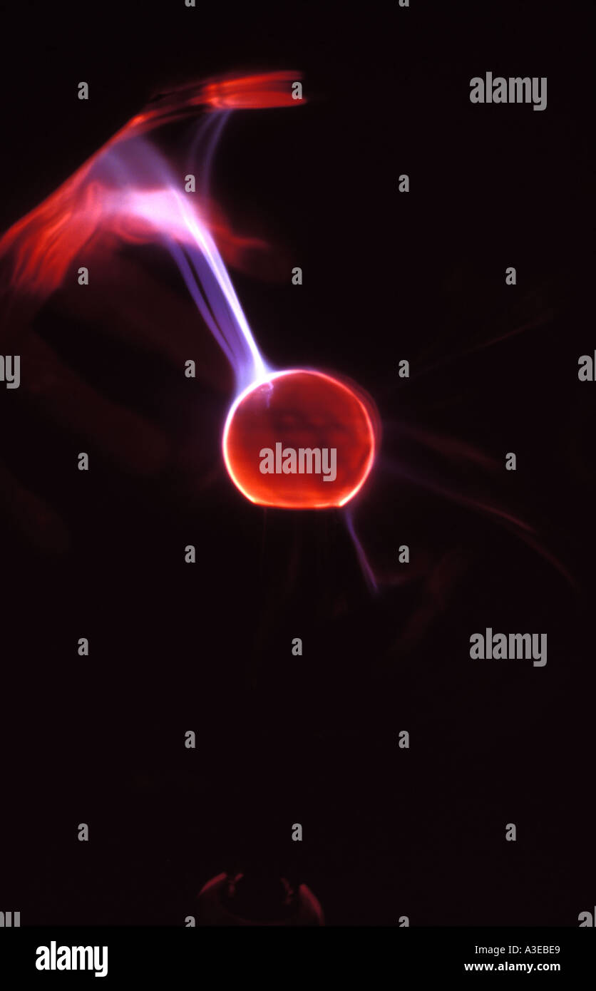 Plasma-Ball 0523 Stockfoto