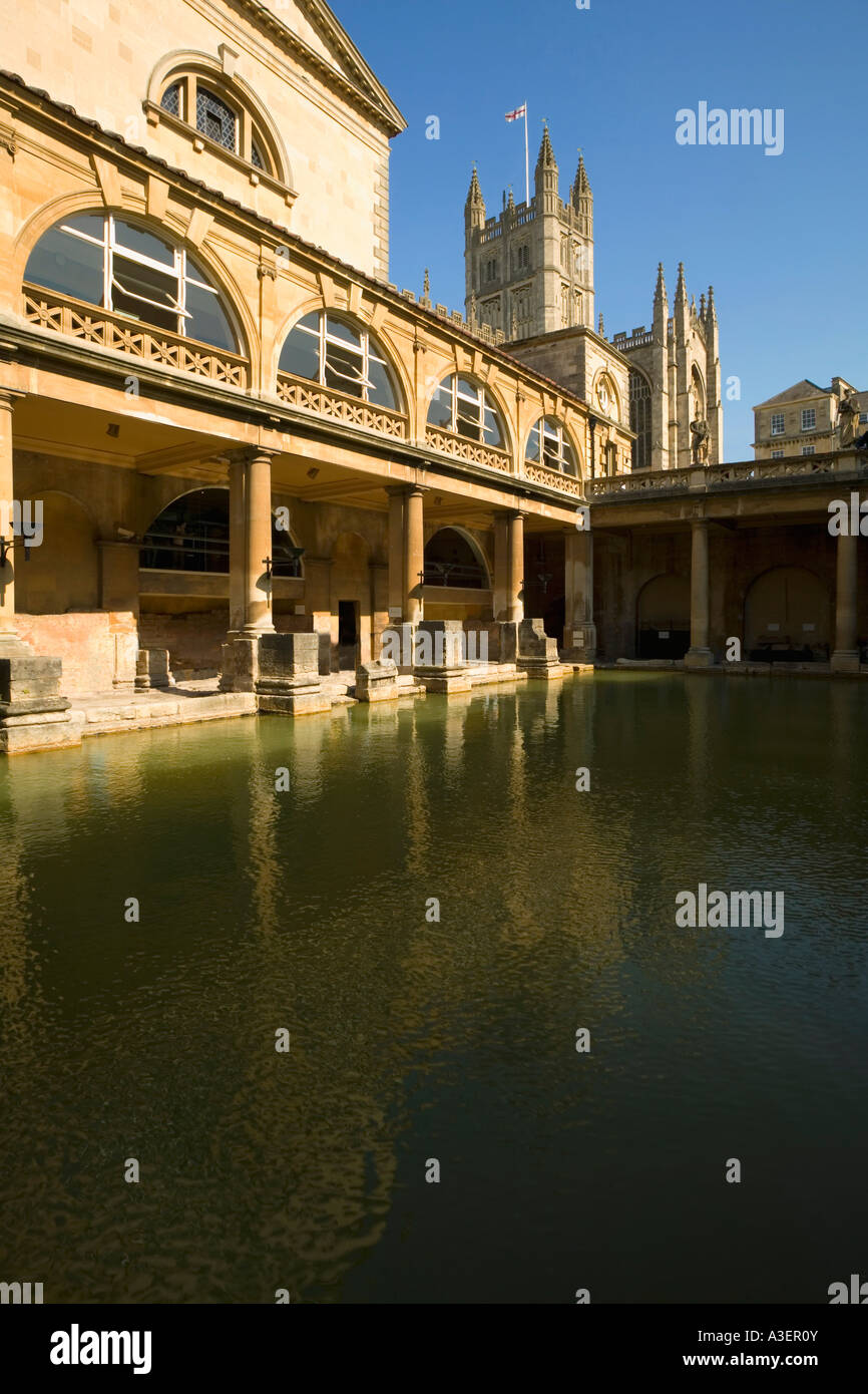 Roman Bath in England Stockfoto