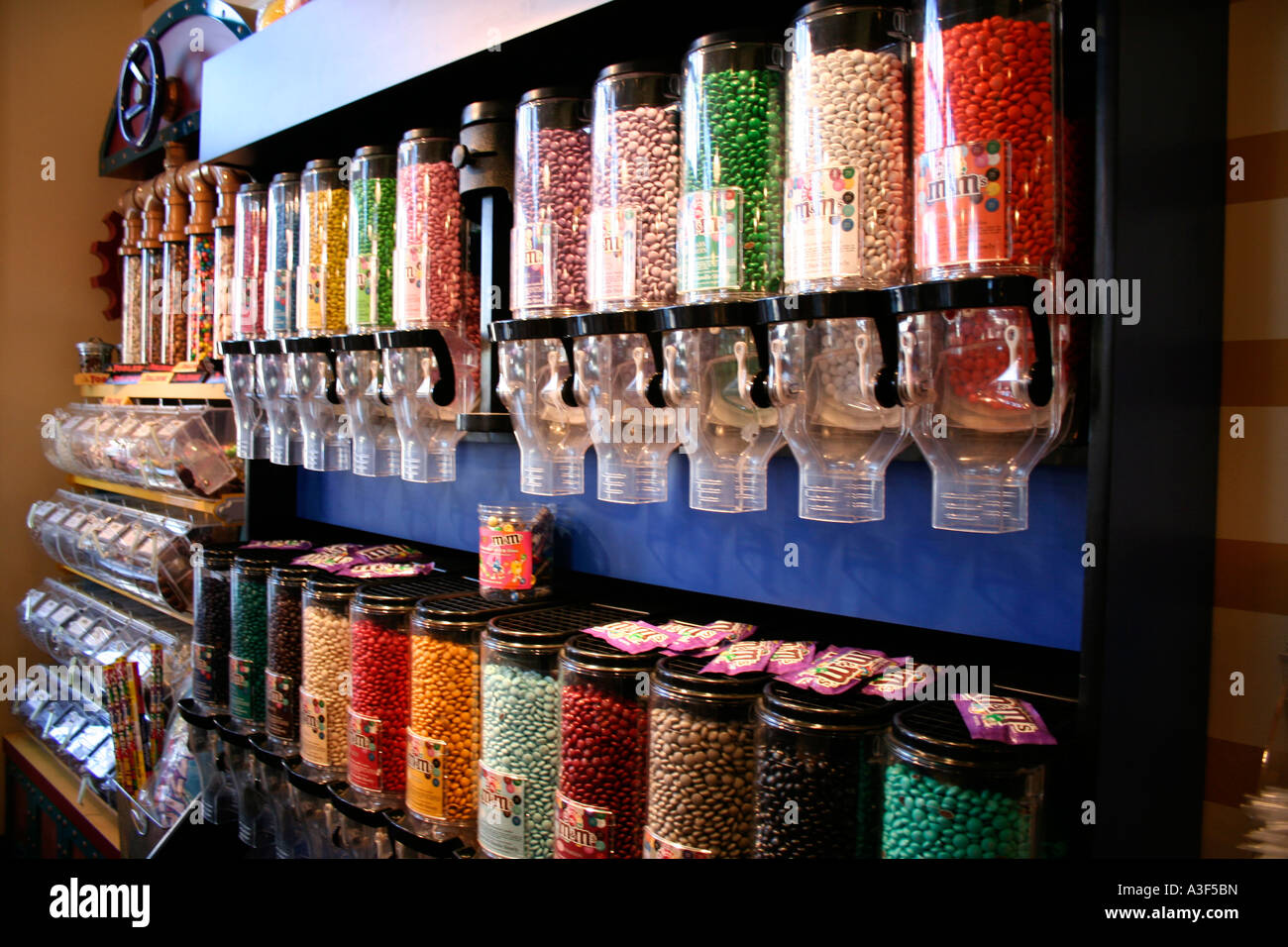 amerikanische Süßigkeiten shop Stockfotografie - Alamy