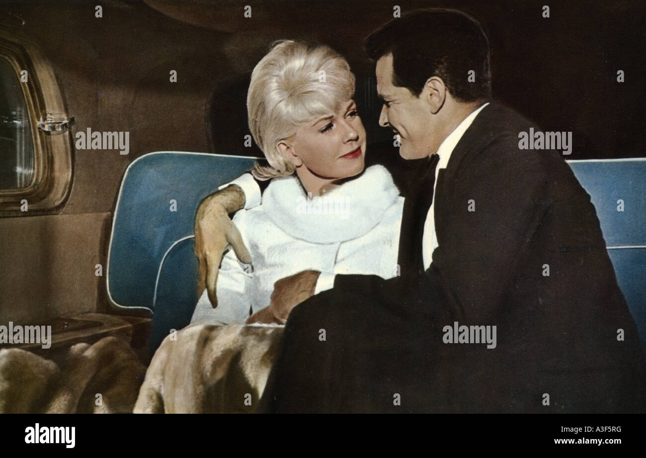 DER THRILL OF IT ALL 1963 U-ich Filme mit Doris Day und James Garner Stockfoto