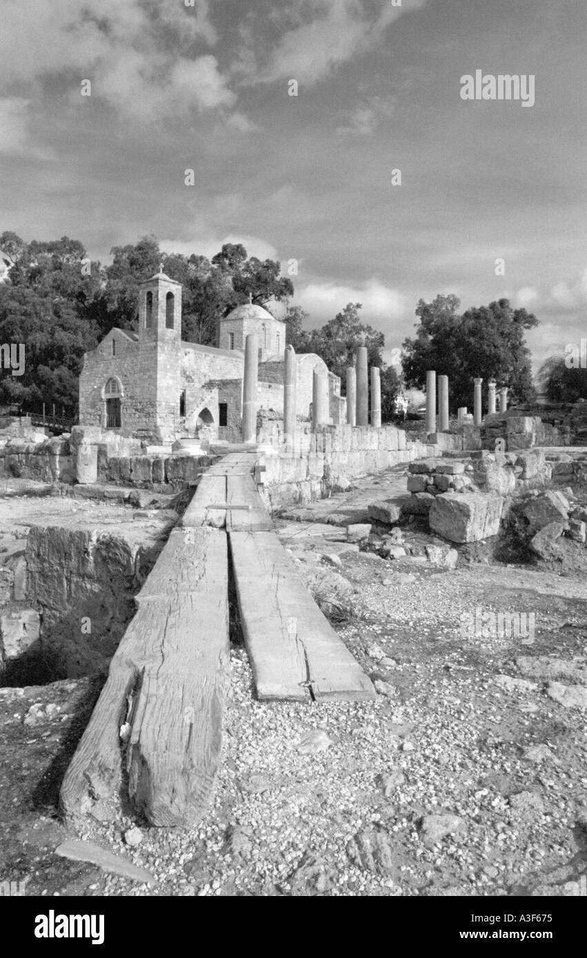 Agia Kyriaki St. Pauls Kirche Paphos Zypern Stockfoto