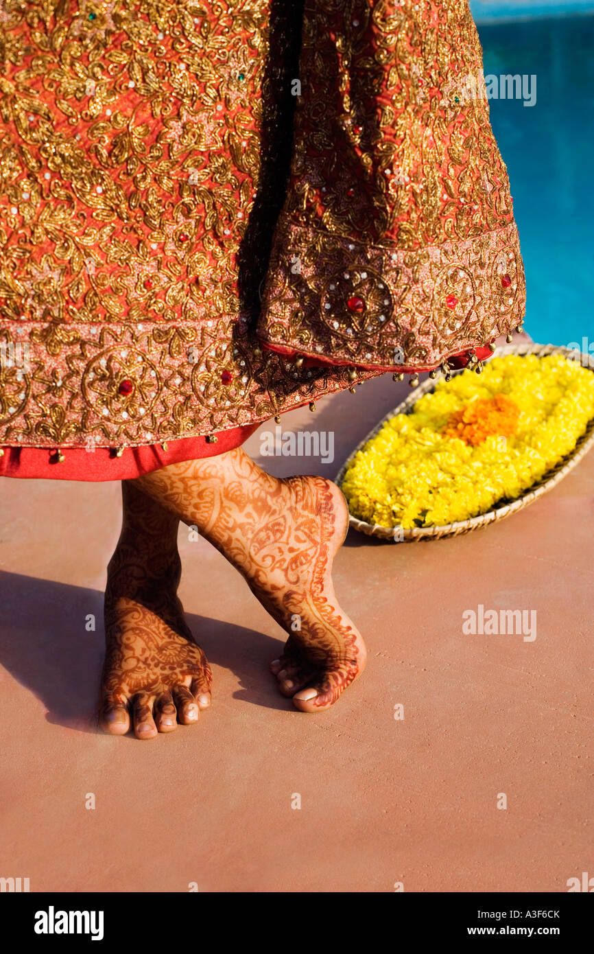 Fuss Mehndi Stockfotos Und Bilder Kaufen Alamy
