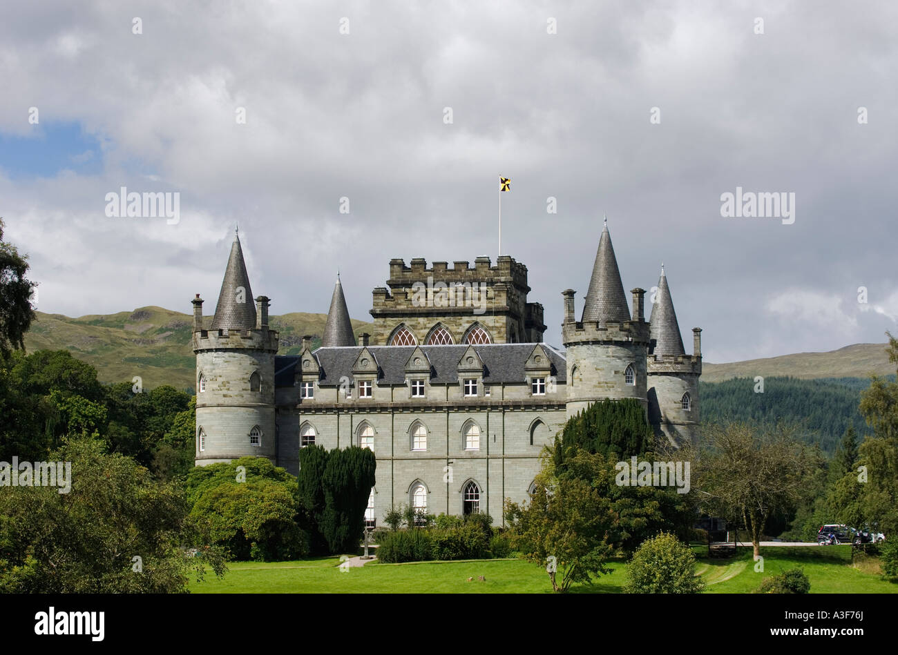 Inveraray Castle Sitz des Herzogs von Argyll Inveraray Schottland Stockfoto
