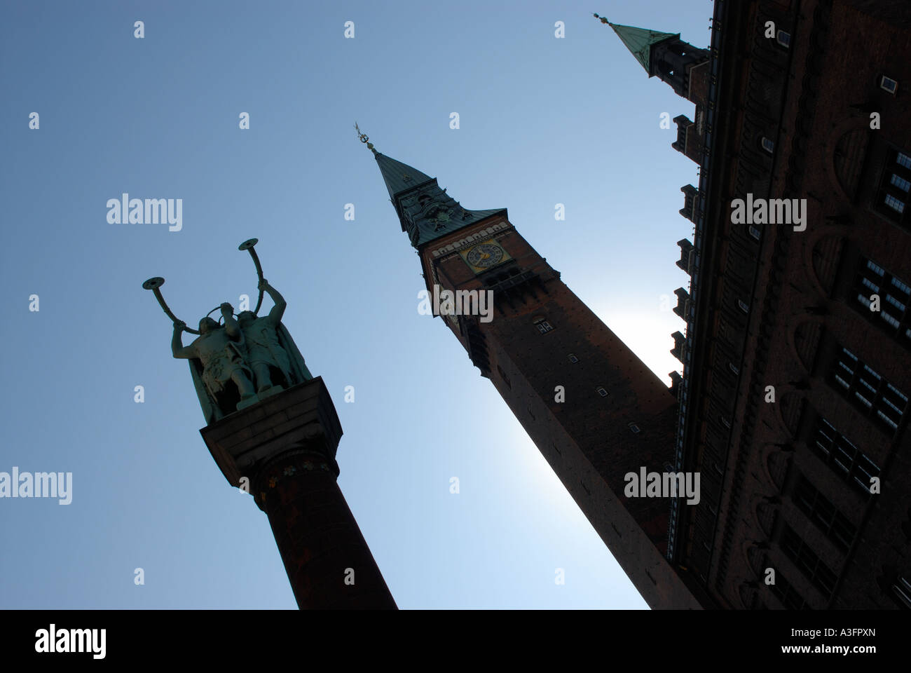 KOPENHAGEN CITY HALL Stockfoto