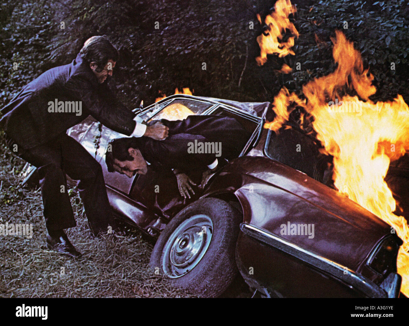 DIE Erben 1976 Flag-Produktion-Film mit Jean Paul Belmondo Stockfoto