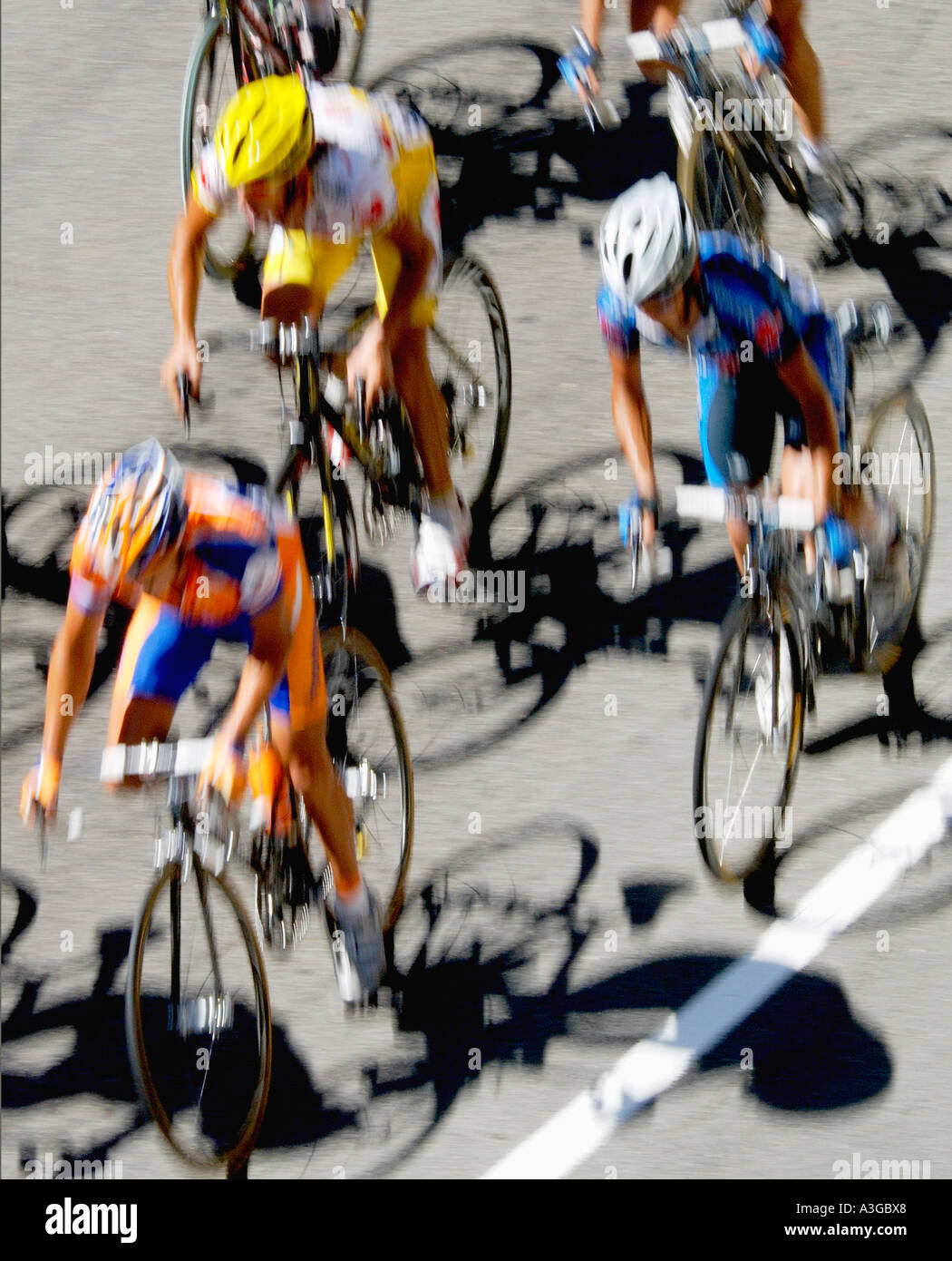 Tour de France 2005 in der Nähe von Mende SE Frankreich keine releases Stockfoto