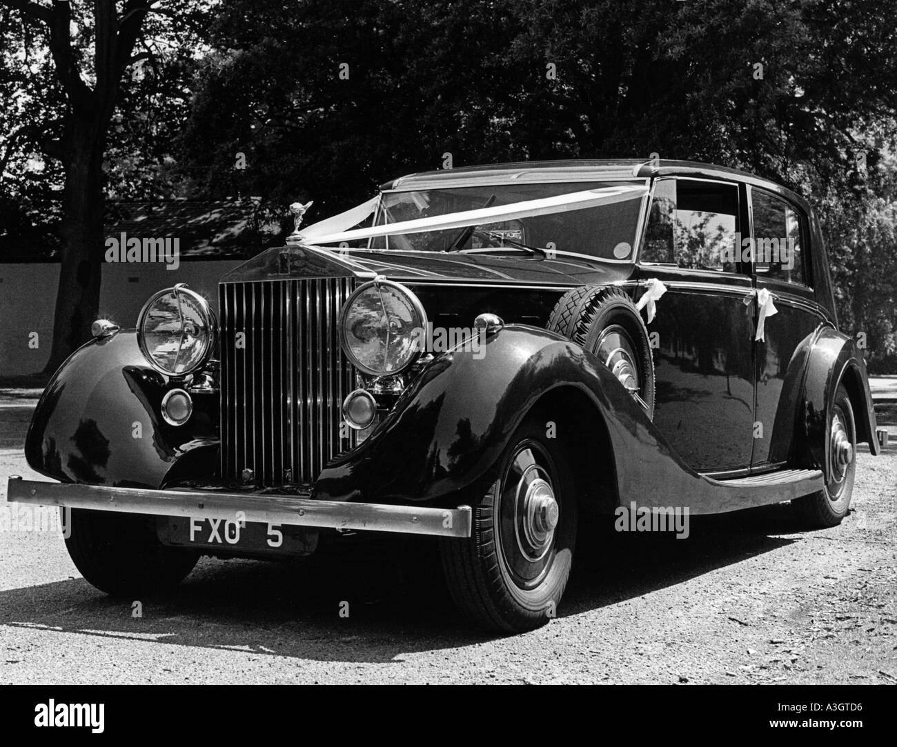 1939 Rolls-Royce Wraith renoviert und als Hochzeitsauto Stockfoto