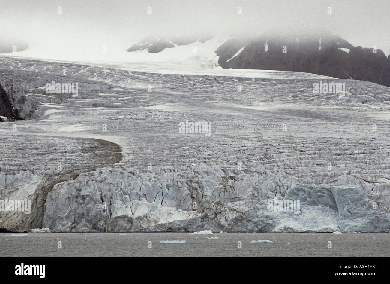 Kontinentalen Gletscher Westgrönland Stockfoto