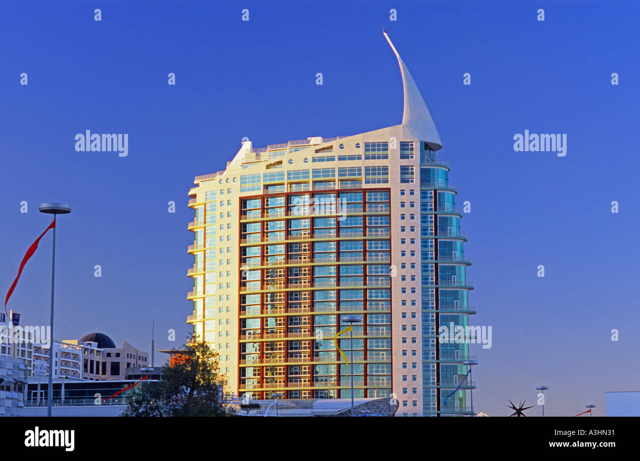 Wohnung und Geschäft Turm von St. Gabriel, die Park, Lissabon, Portugal, Europa Stockfoto