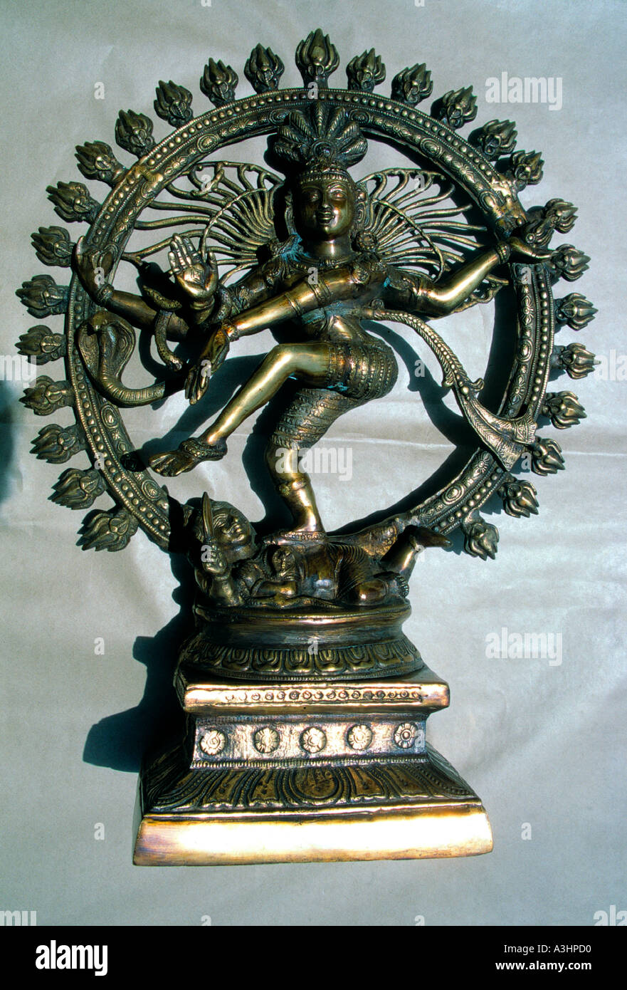 Porträt von Shiva Göttin Indien redaktionellen Gebrauch Stockfoto