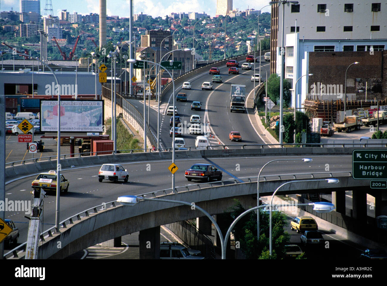 Autobahnen Stadt Sidney Australien Stockfoto