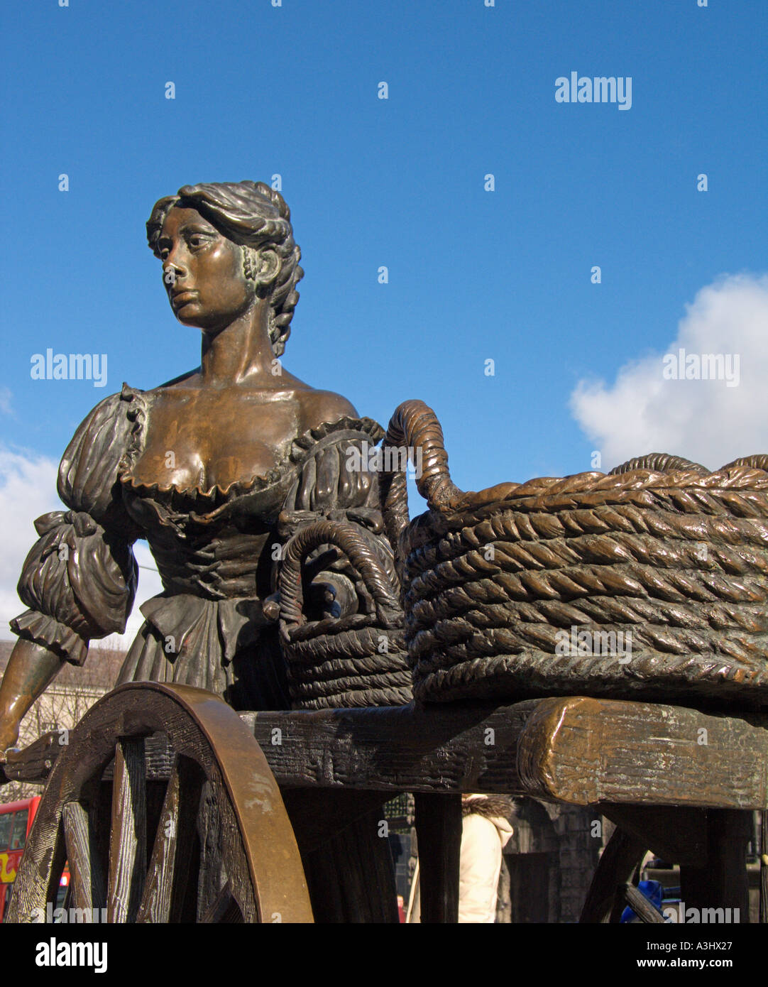 Statue von Molly Malone, Dublin, Irland Stockfoto