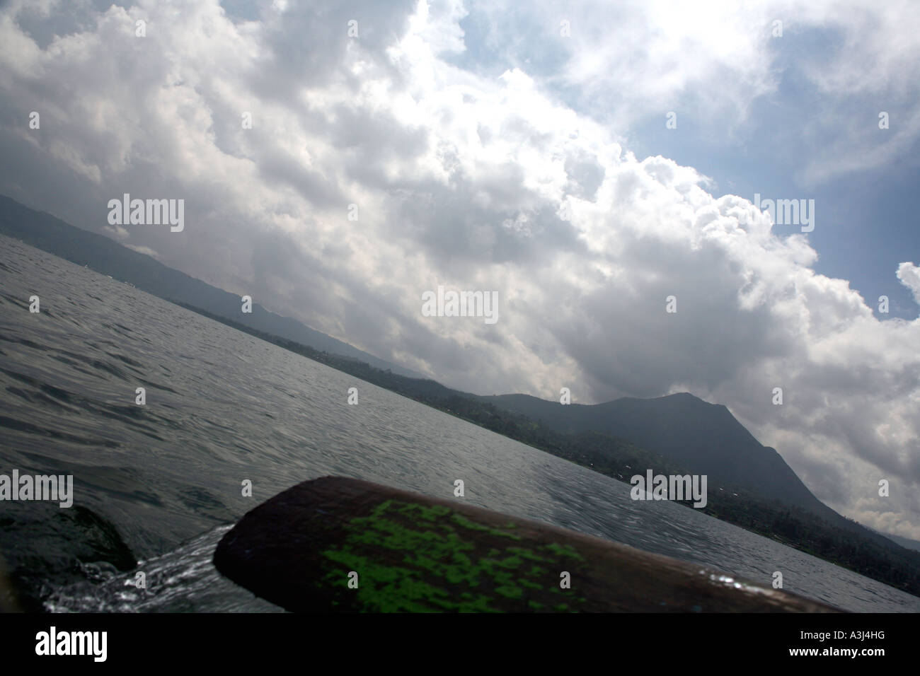 Lake Batur, Kintamani, Bali, Indonesien Stockfoto