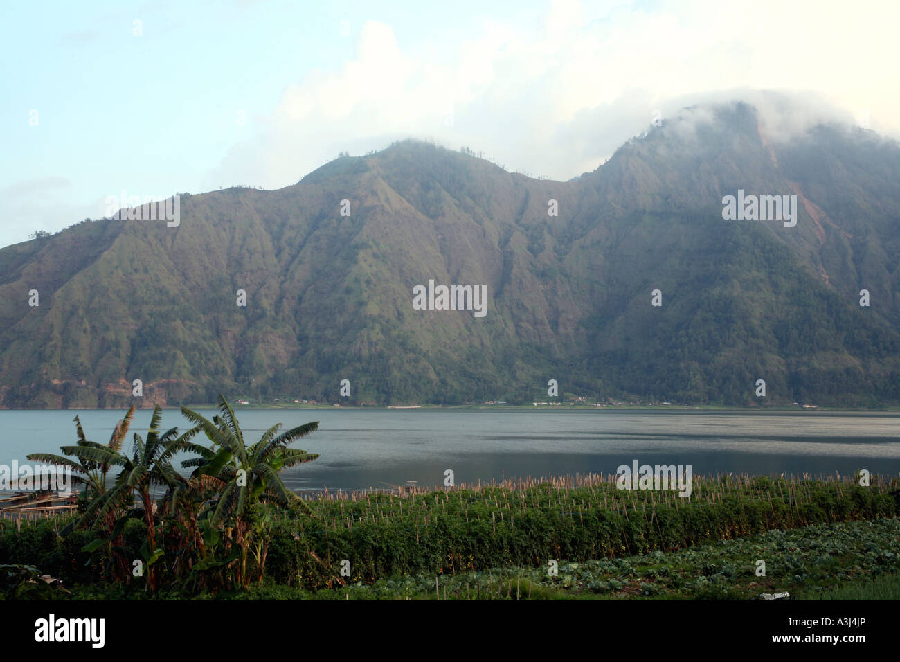 Lake Batur, Kintamani, Bali, Indonesien Stockfoto