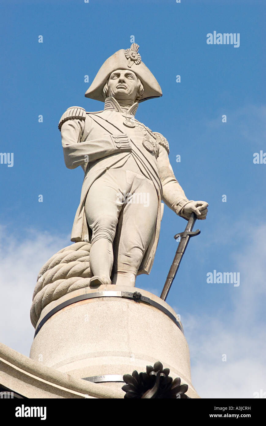 Statue von Admiral nelson Stockfoto
