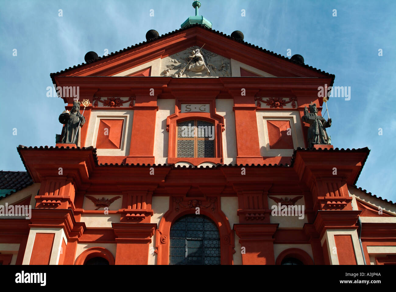 St Georges Convent Prag Tschechische Republik Stockfoto