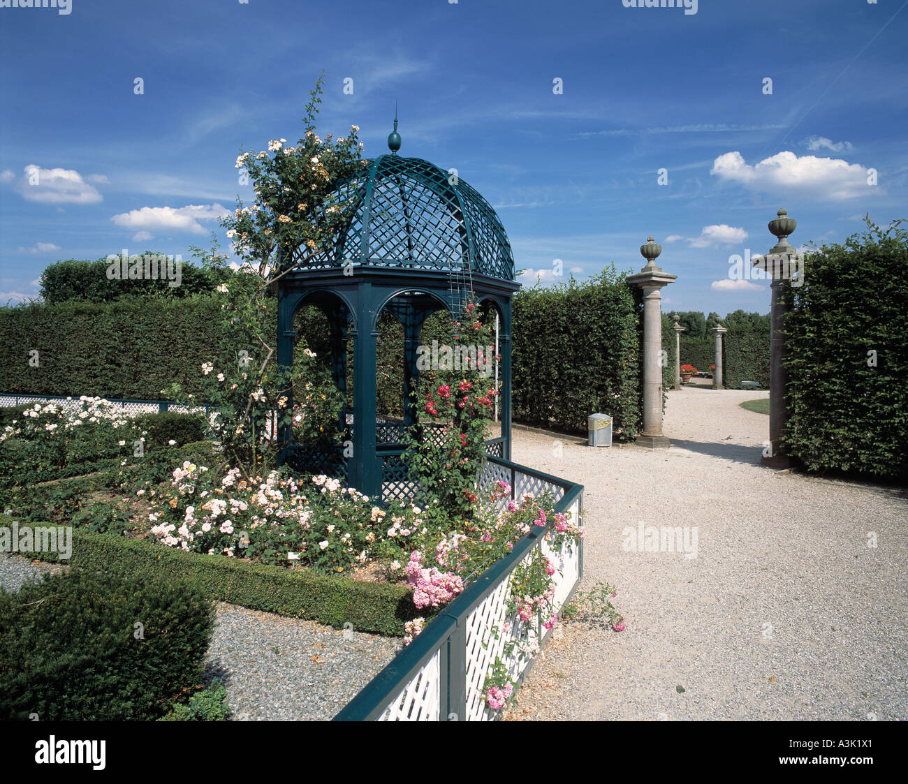 Grosser Garten der Barocken Herrenhaeuser Gaerten in Hannover Stockfoto