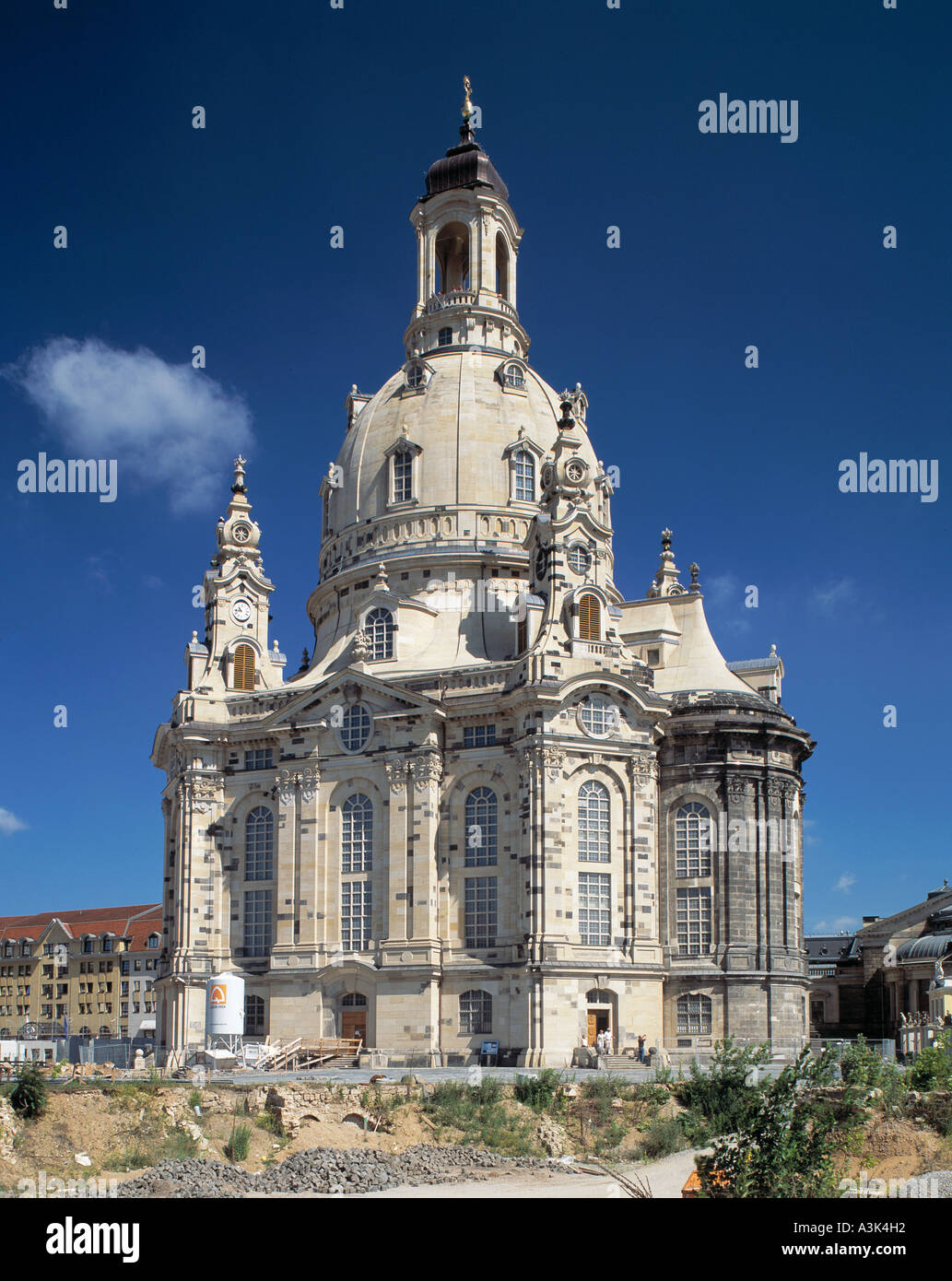 Frauenkirche in Dresden Nach Dem Förderinstitut Und der Fertigstellung