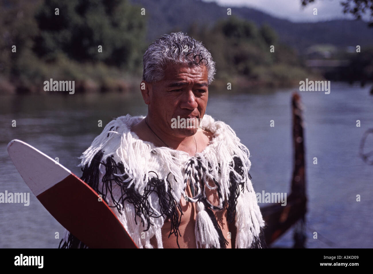 Ngaruawahia Regatta in der Nähe von Hamilton. North Island, Neuseeland. Turangawaewae marae Stockfoto