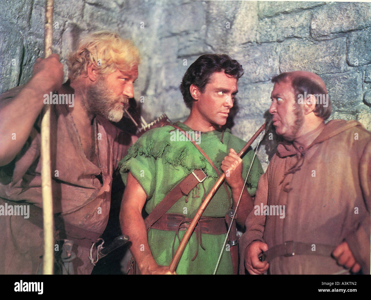 Geschichte von ROBIN HOOD und seine MERRIE MEN 1952 Walt Disney Film mit Richard Todd am Zentrum Geschichte von ROBIN HOOD und seine MERRIE MEN 1952 Walt Disney Film mit Richard Todd am Zentrum