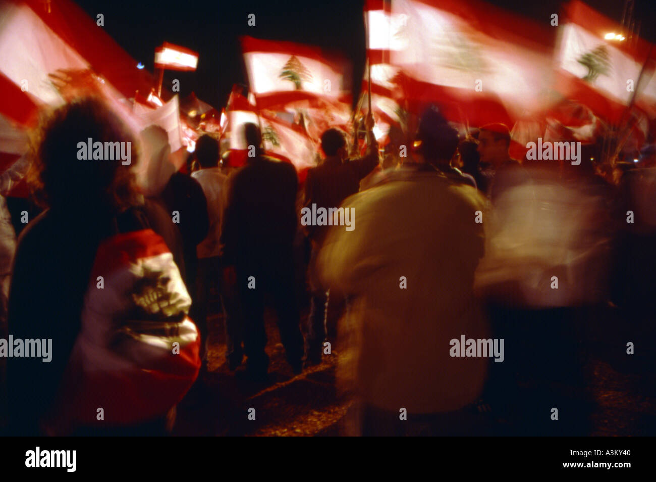 Gegrüßet seist du Freiheit Beirut Libanon Stockfoto