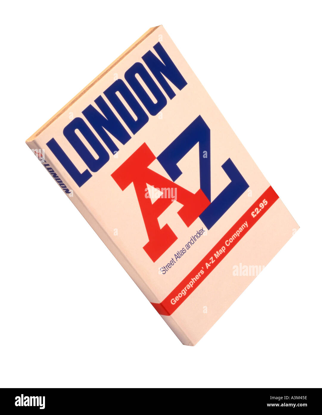 Straßenkarten und Stadtpläne von London England Buch Stockfoto