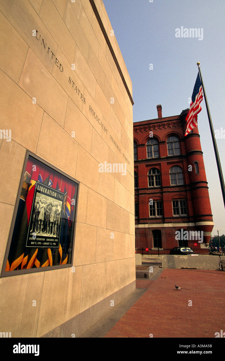 United States Holocaust Memorial Museum Washington DC Außenansicht Stockfoto
