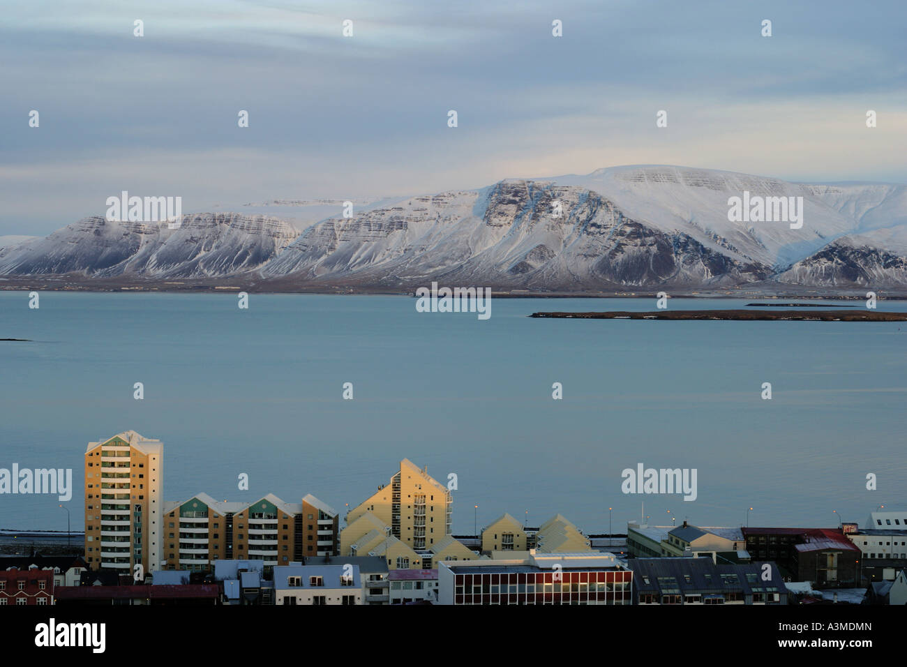 ein Blick auf rekjavik Stockfoto
