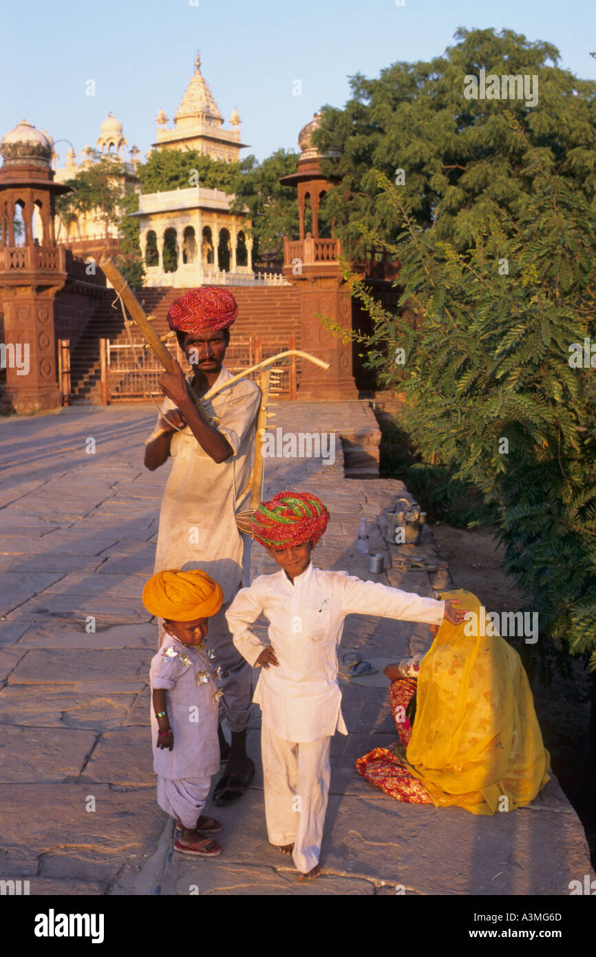Indien-Jodhpur-Musiker Stockfoto