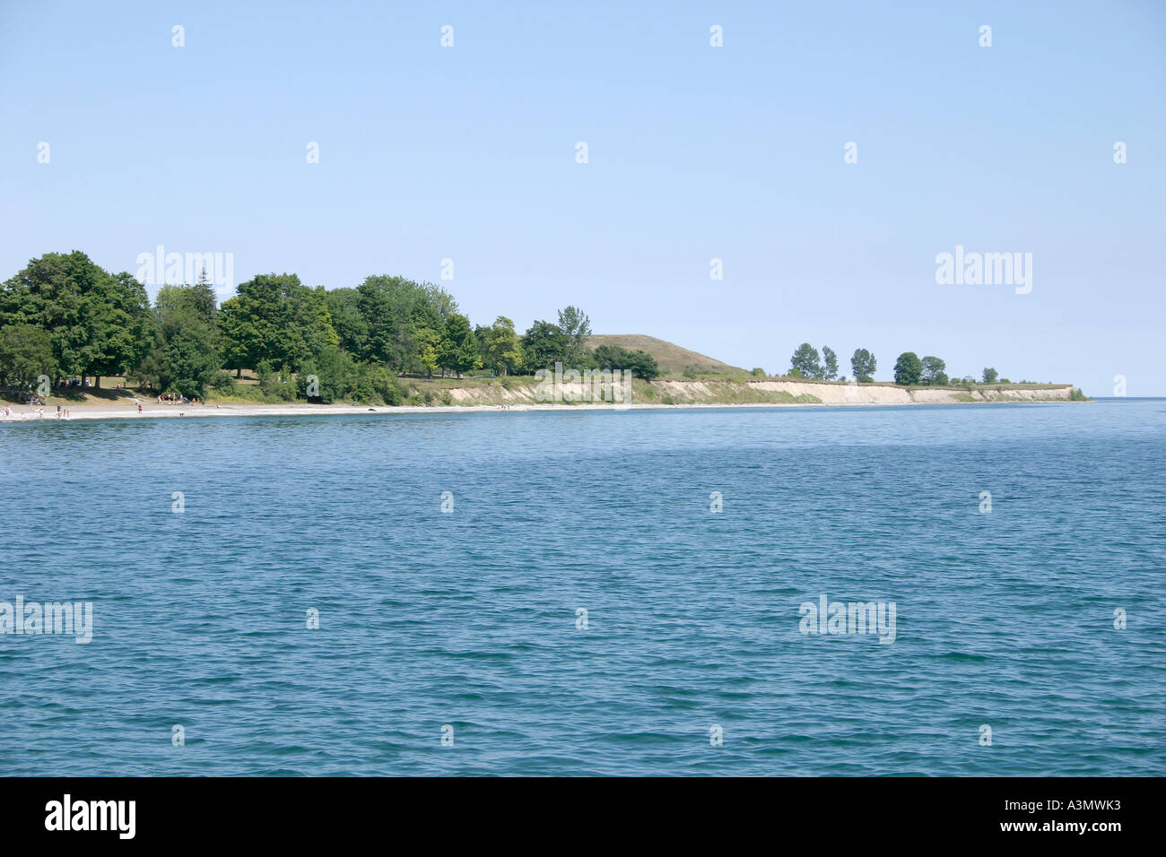 Strand von Whitby, Ontario - Kanada Stockfoto