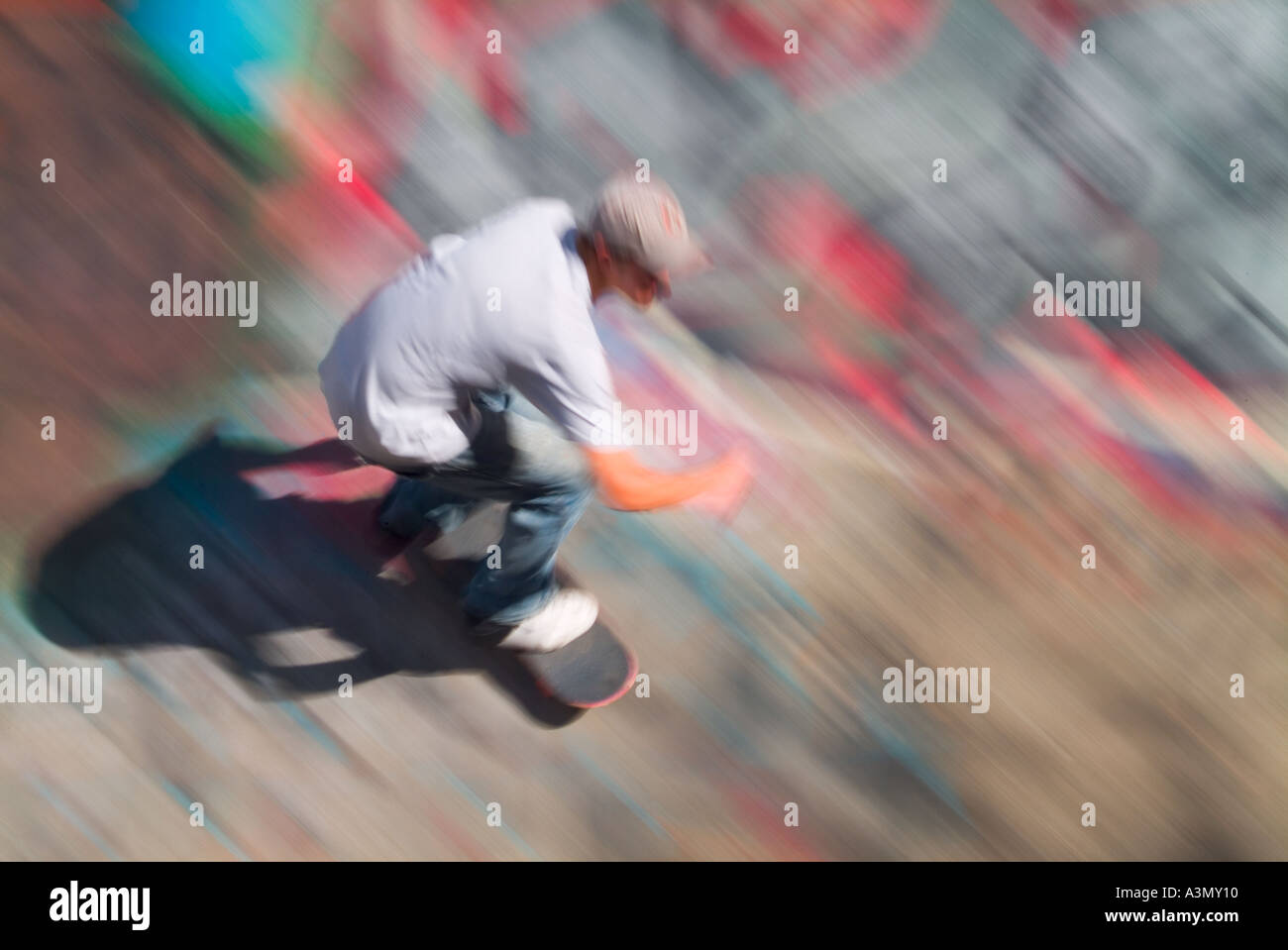 Skateboarding Stockfoto