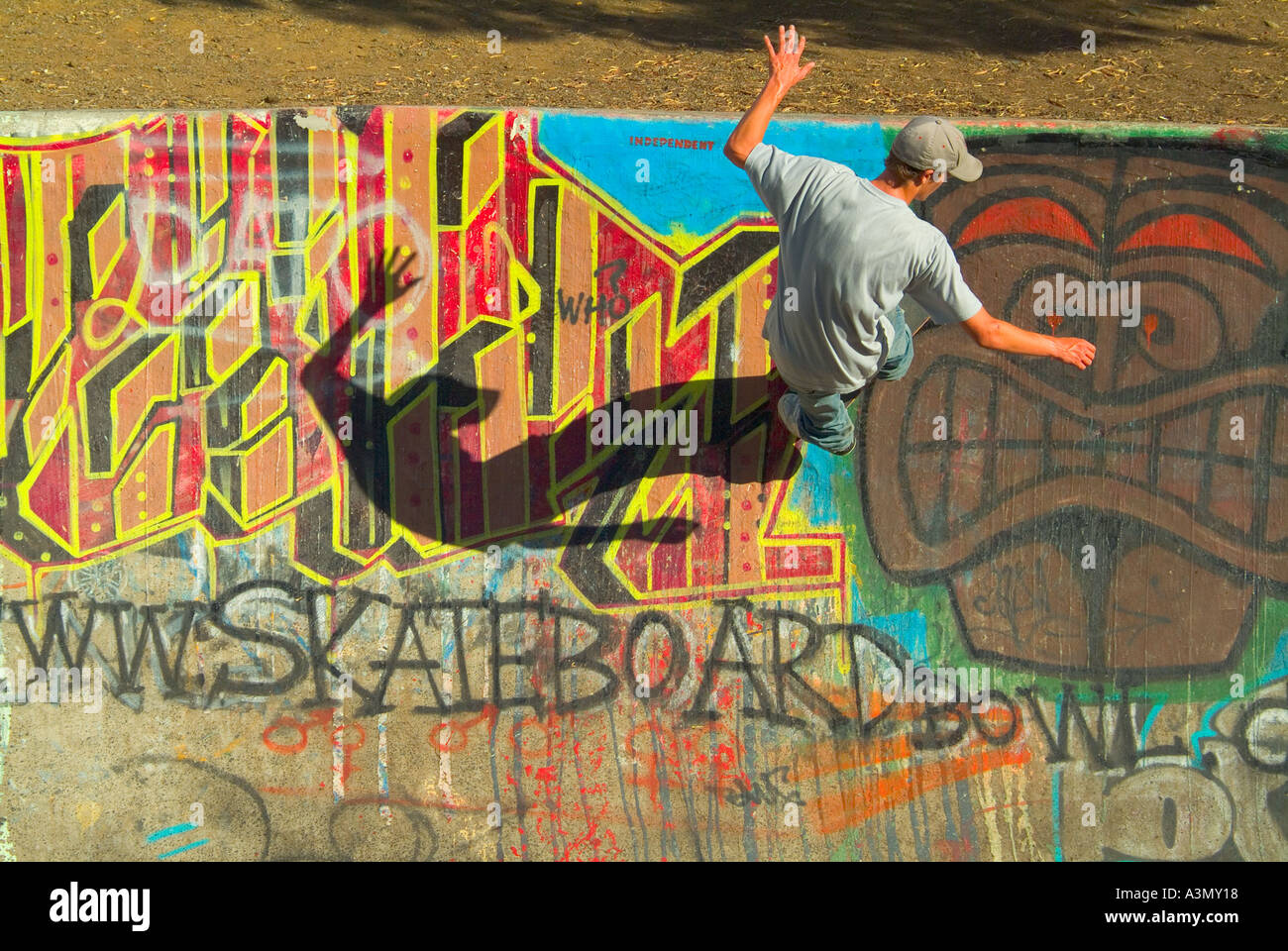 Skateboarding Stockfoto