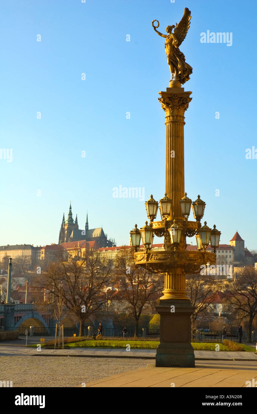 Jana Palacha Namesti Platz in Prag Tschechien EU Zentralverriegelung Stockfoto
