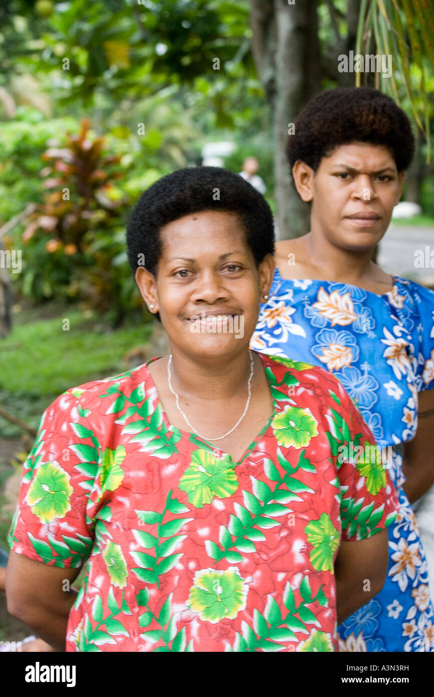 Insel Beqa Hause von Firewalkers Fidschi Melanesien South Pacific Stockfoto