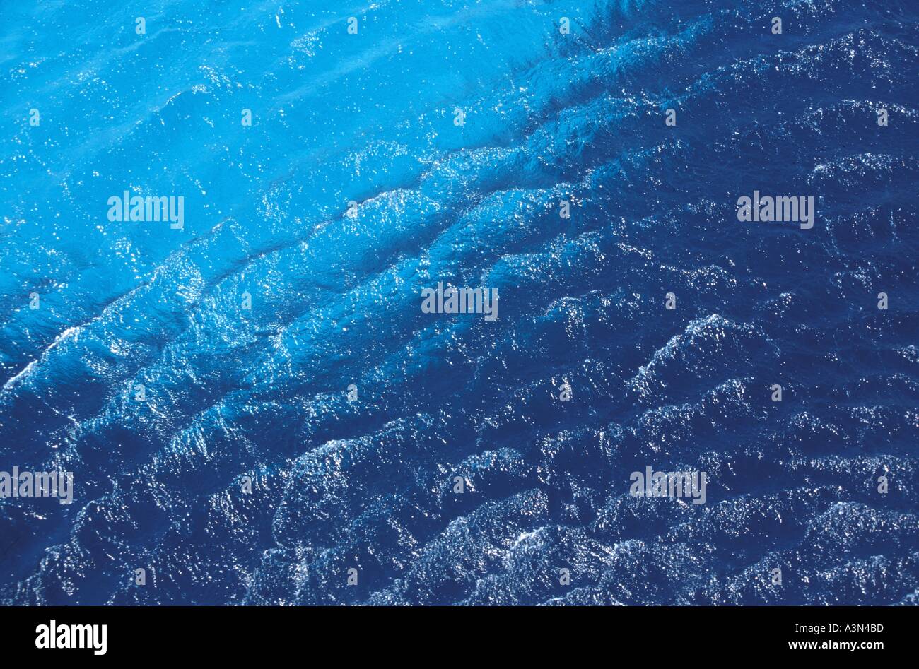 Wind auf dem Wasser Stockfoto