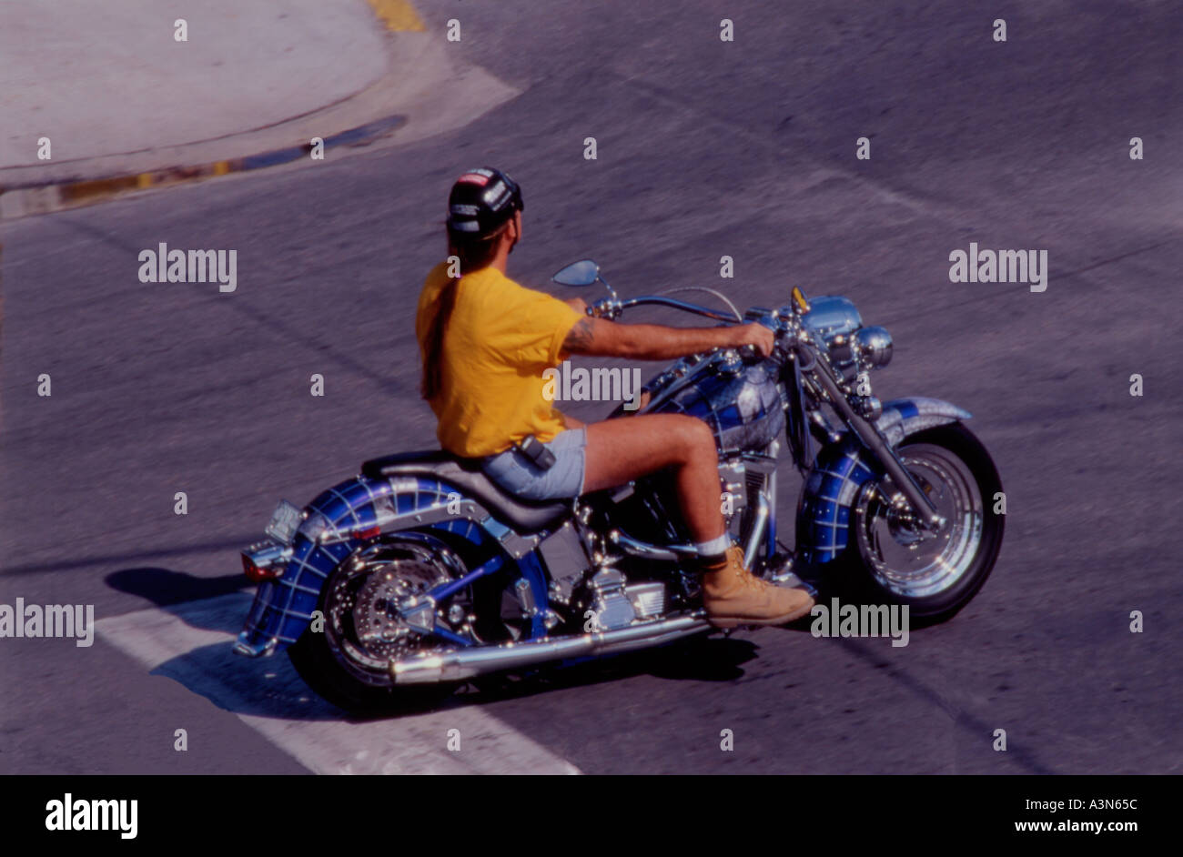 Individuelle Harley-Davidson Stockfoto