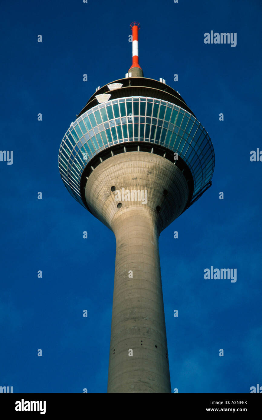 Rheinturm / Düsseldorf Stockfoto