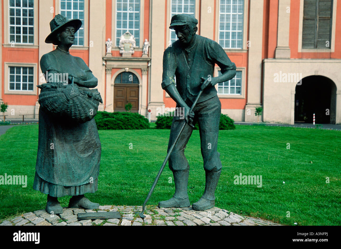 Skulpturen / Wolfenbüttel Stockfoto