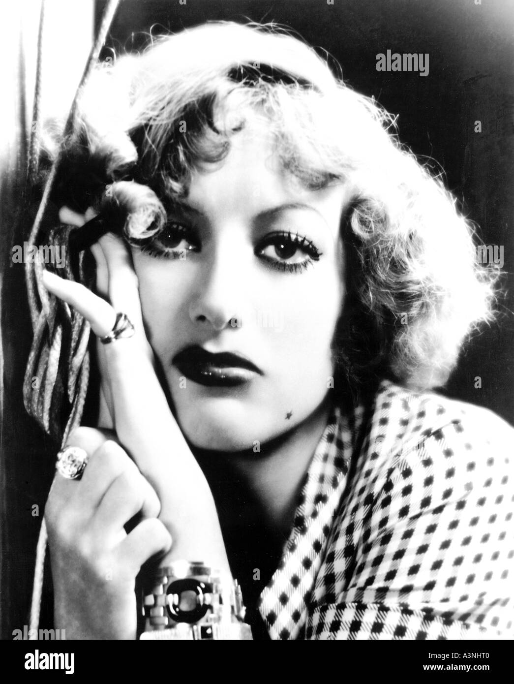 JOAN CRAWFORD U.S. Filmschauspielerin in dem Film Regen im Jahr 1932 Stockfoto